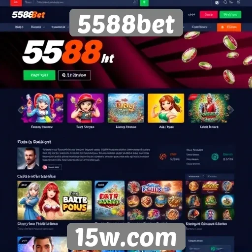 Acessibilidade e usabilidade do site 5588bet